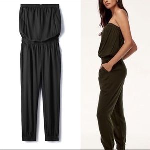 Beautiful Black Aritzia strapless jumpsuit size medium
